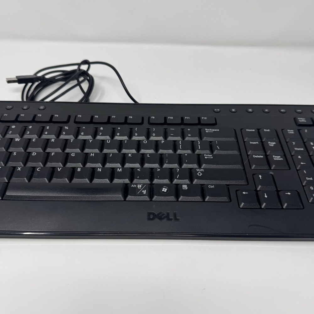 Dell SK-8165 USB Keyboard With Multimedia Keys TESTED WORKS Black - Picture 2 of 13